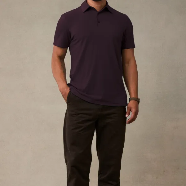 Refined Clean Fit Classic Everyday Polo Shirt