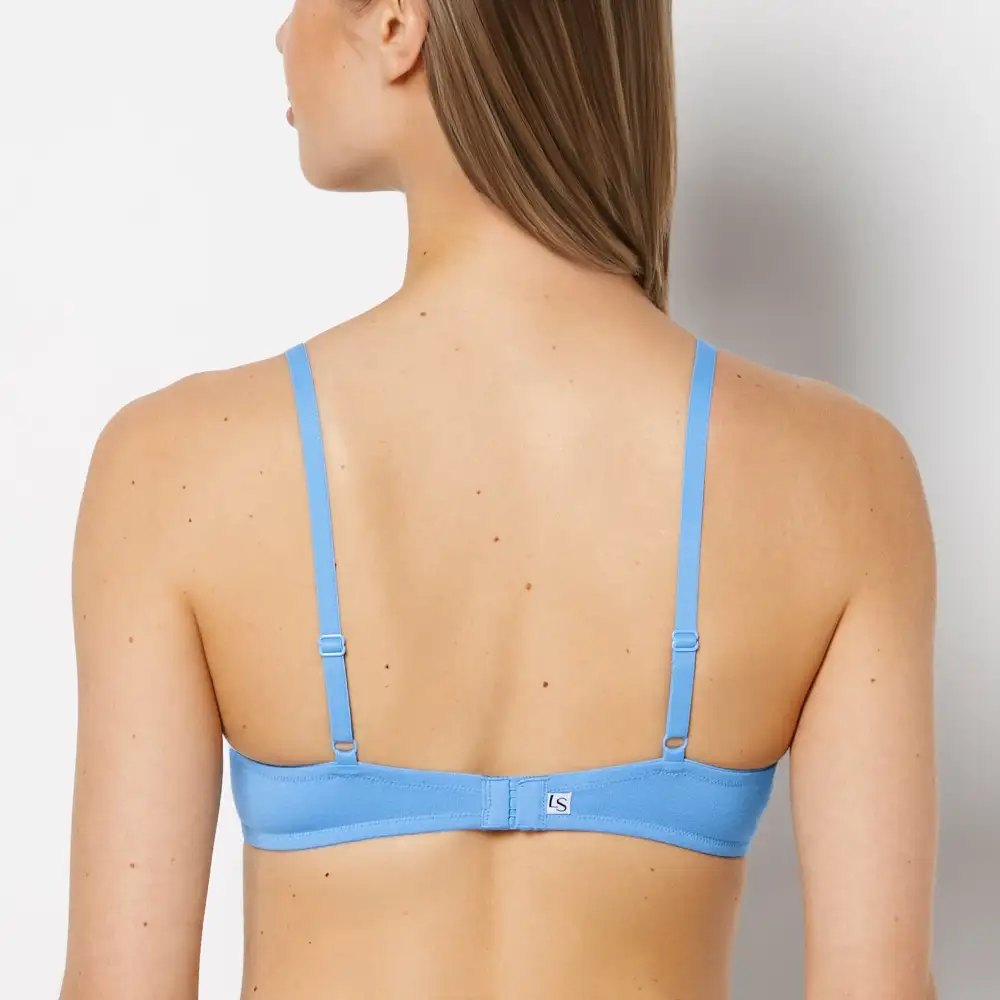 Lightly Lined Demi Cotton Bra