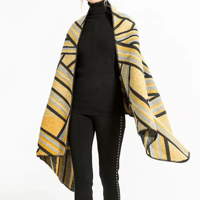 Jacquard Woven Oversized Scarf