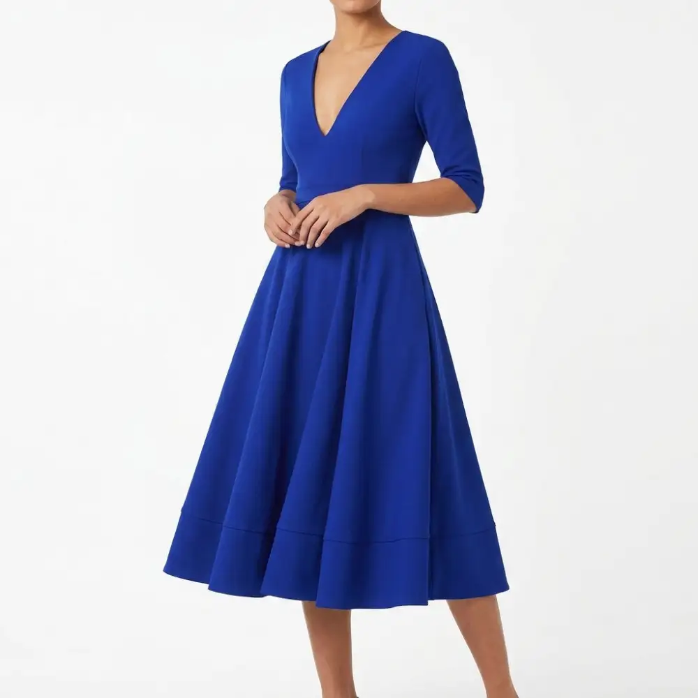 Delicate Refined Women's Midi Dress