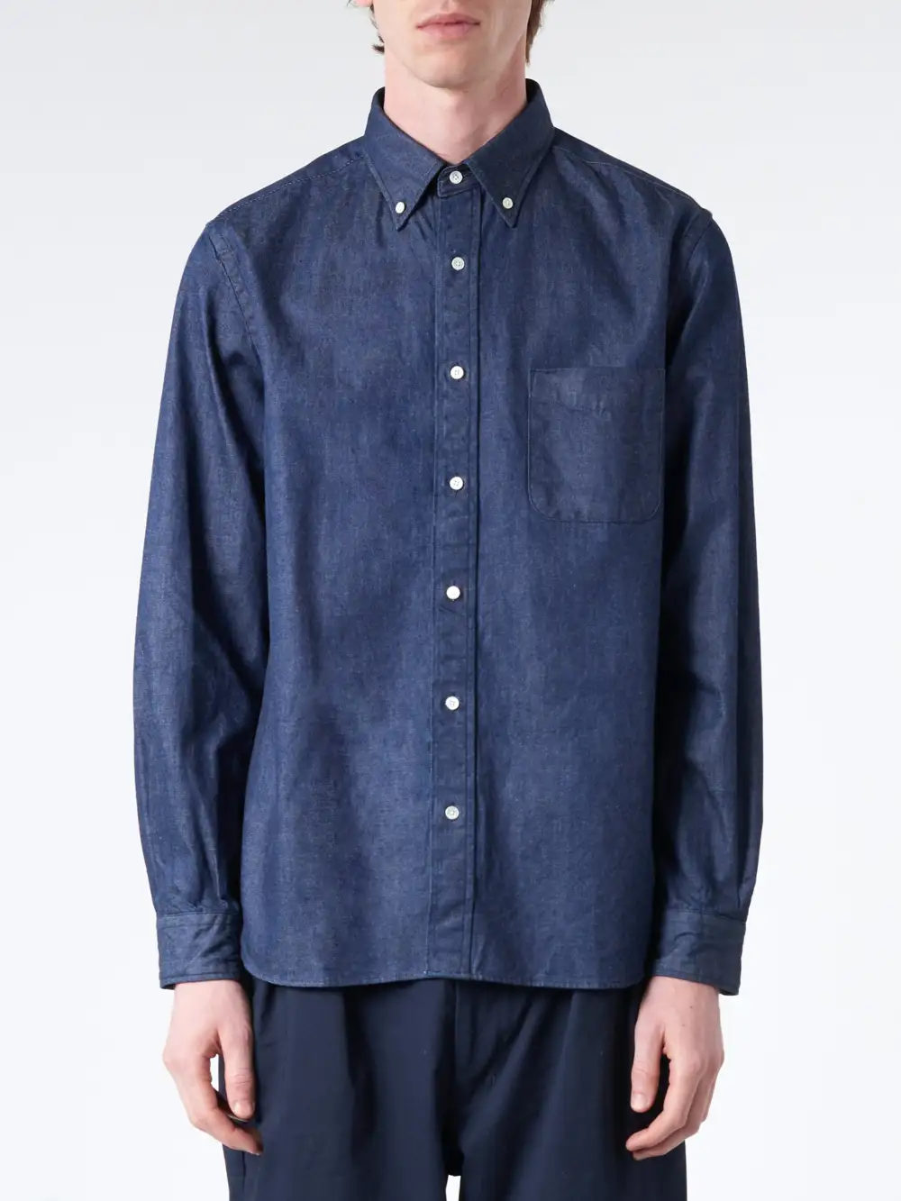 Men's Denim Chest Pocket Shirt