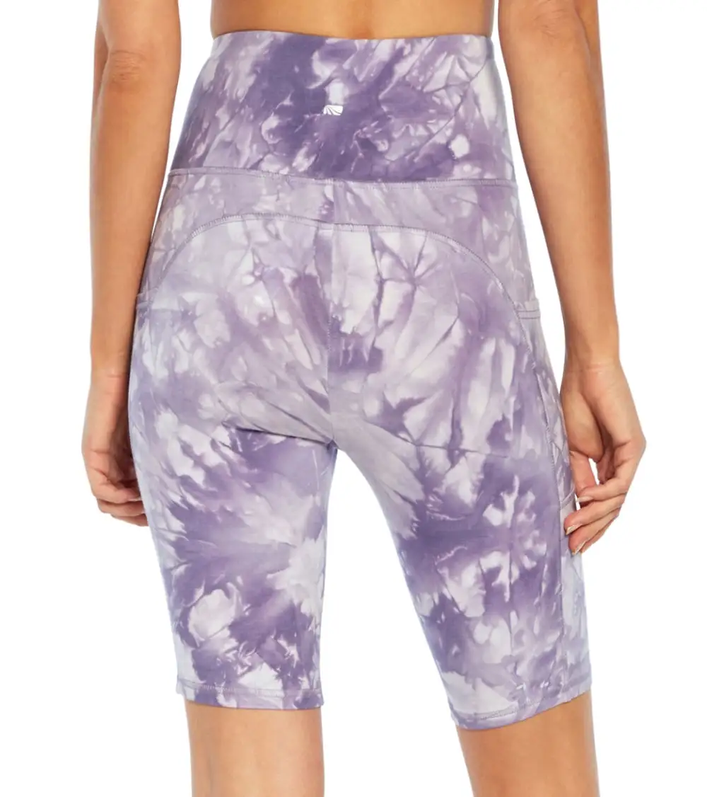 Tie Dye Longline Yoga Shorts