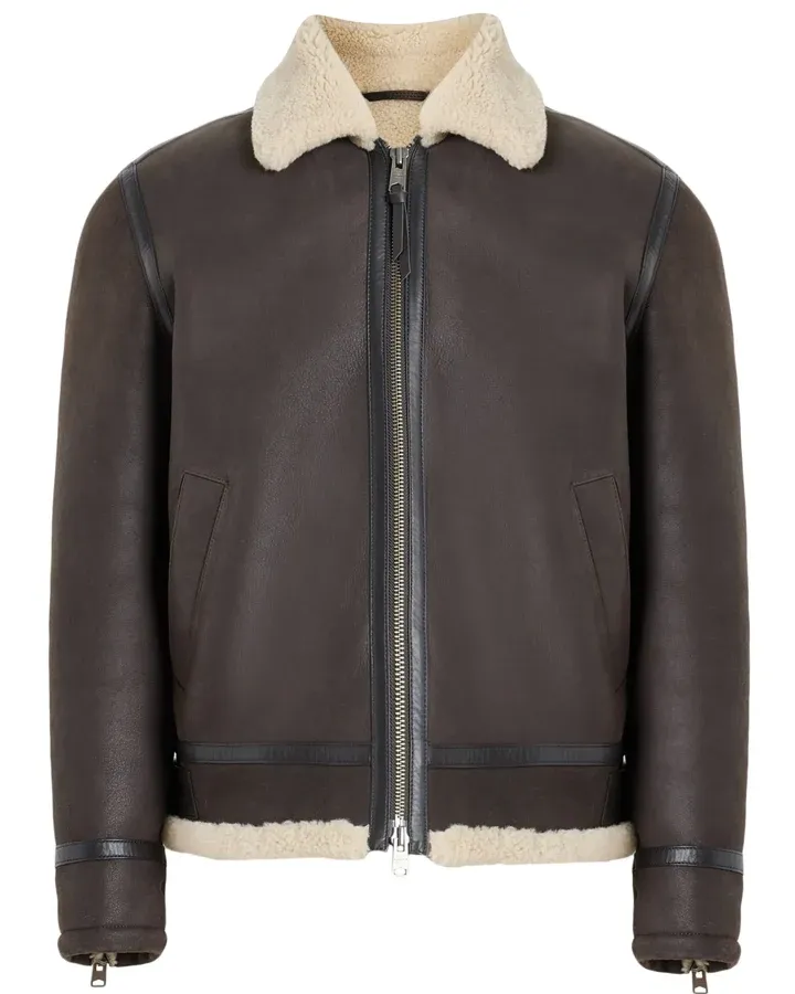 Classic Aviator Shearling Sheepskin Jacket