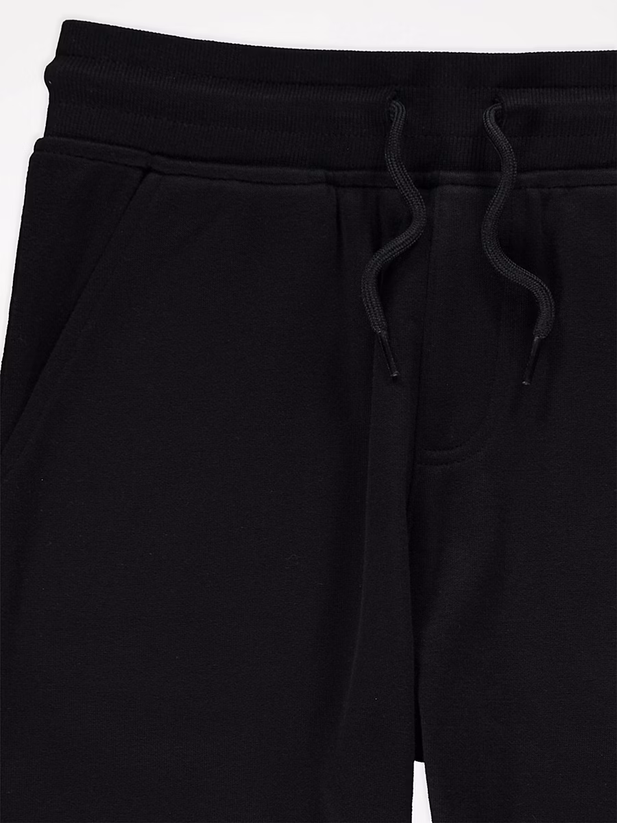 Black Cuffed Joggers 3 Pack detail 2