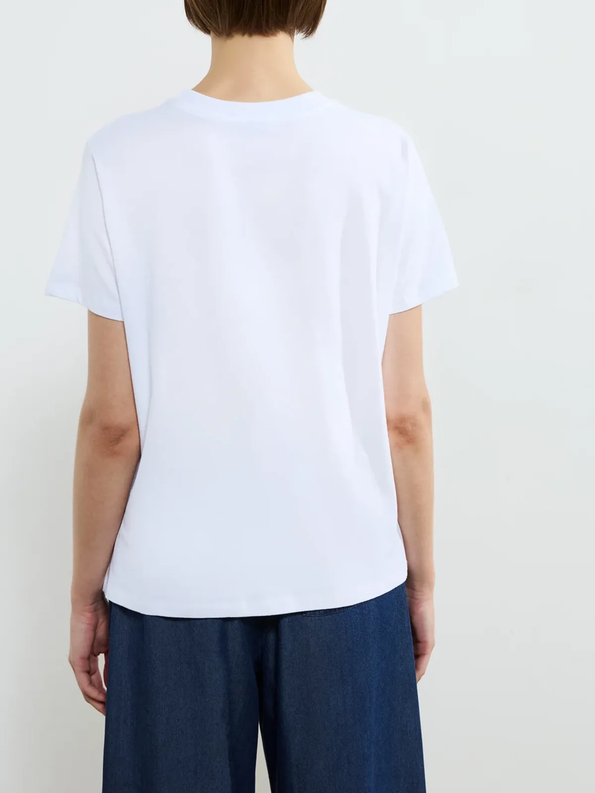Soft Coastal Print Cotton T-Shirt