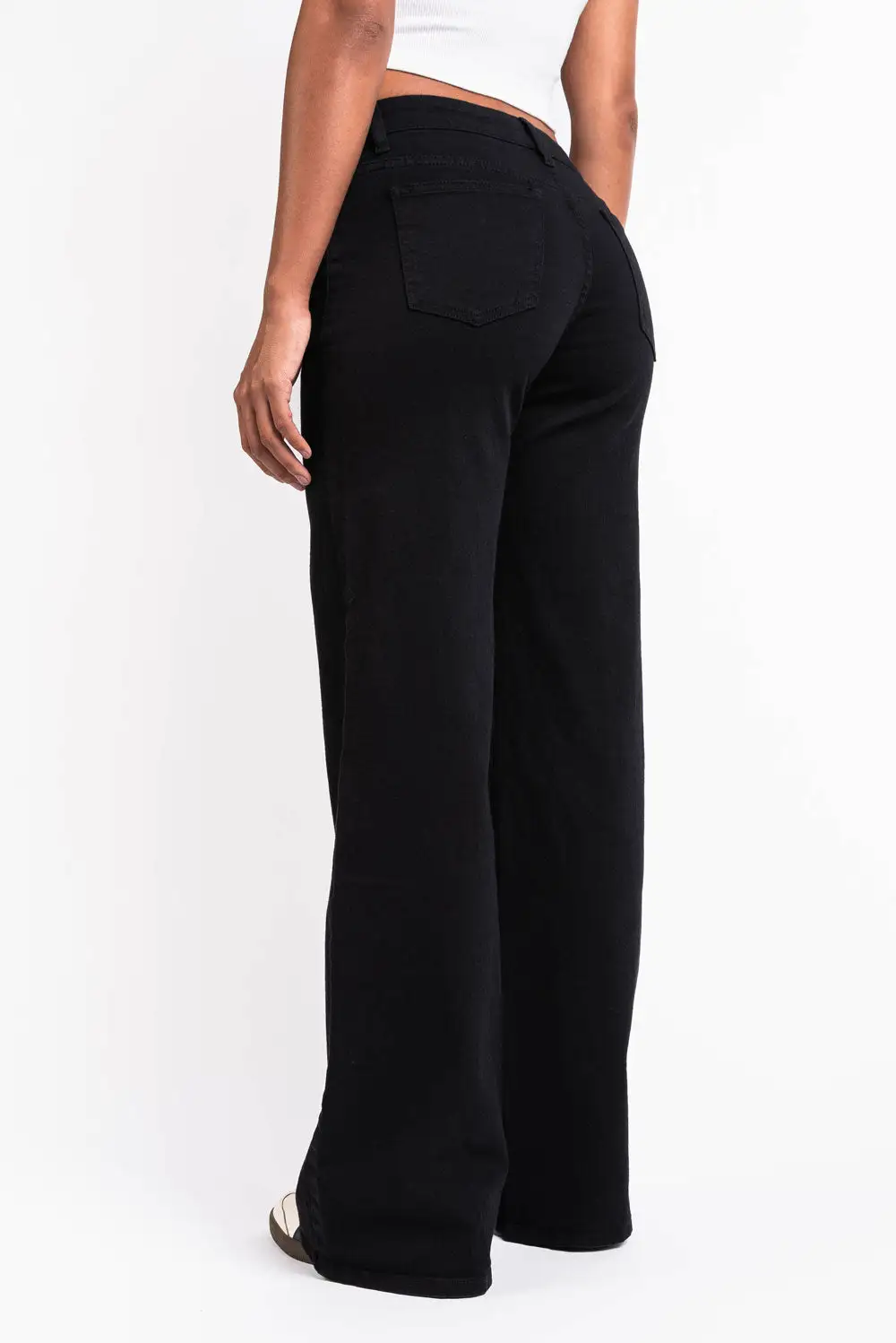 Effortless Low Rise Wide Leg Jeans