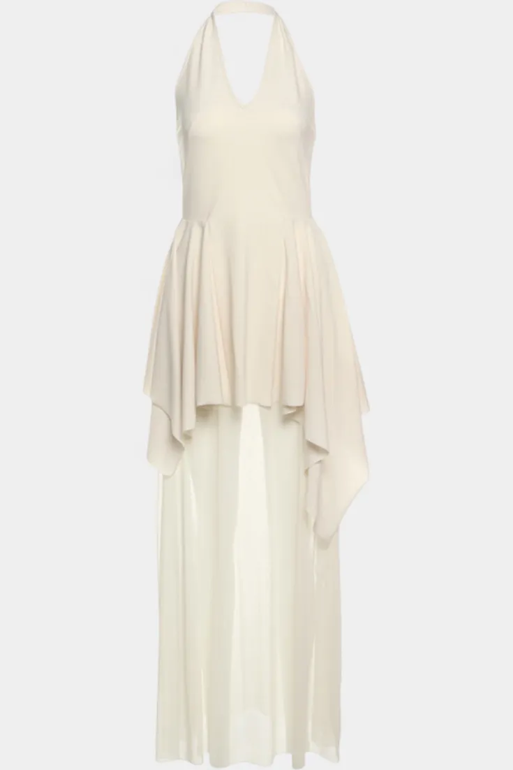 Open-Back Casual Dress