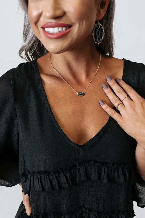 Station Pendant Necklace