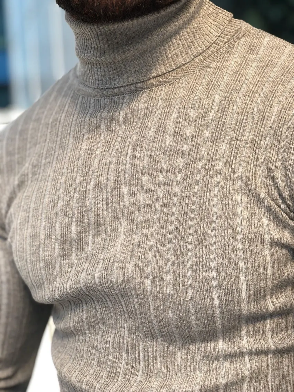 Easy Wear Slim Fit Knit Turtleneck Sweater