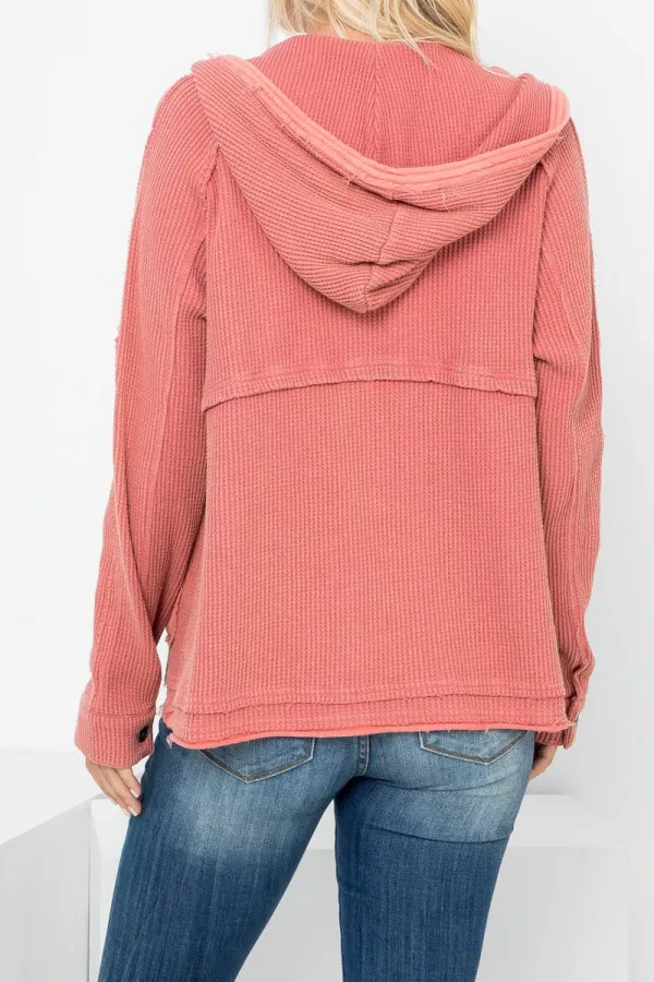 Vintage Washed Hooded Jacket