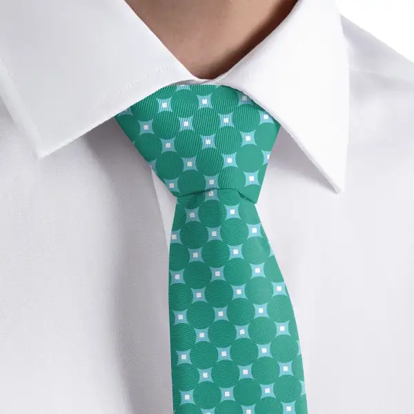 Refined Dot Composition Necktie