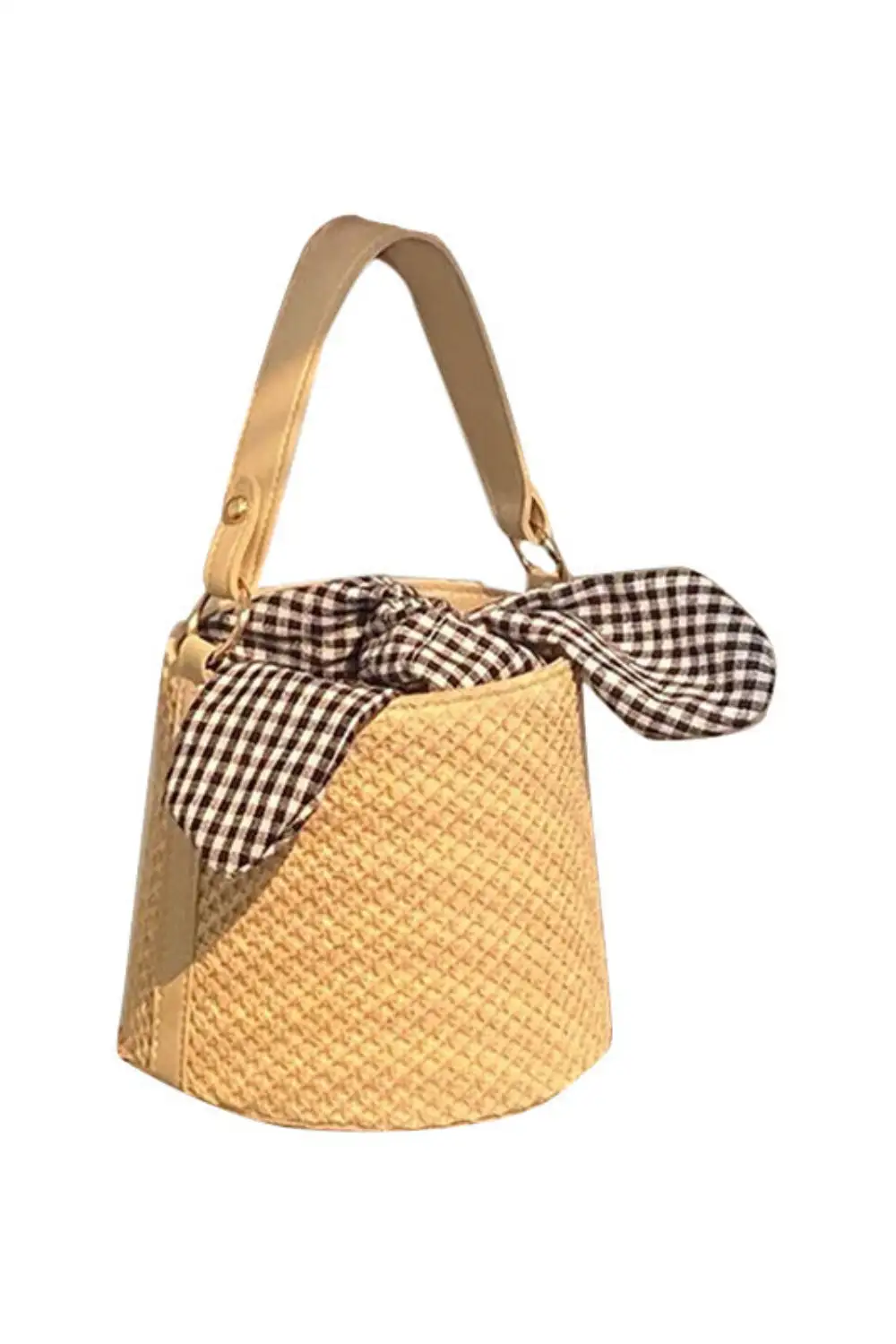 Coastal Charm: Casual Summer Straw Beach Tote