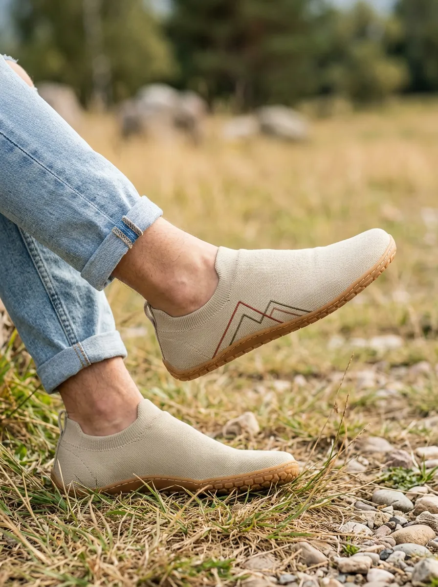 Trail-Inspired Graphic Detail Unisex Barefoot Shoes