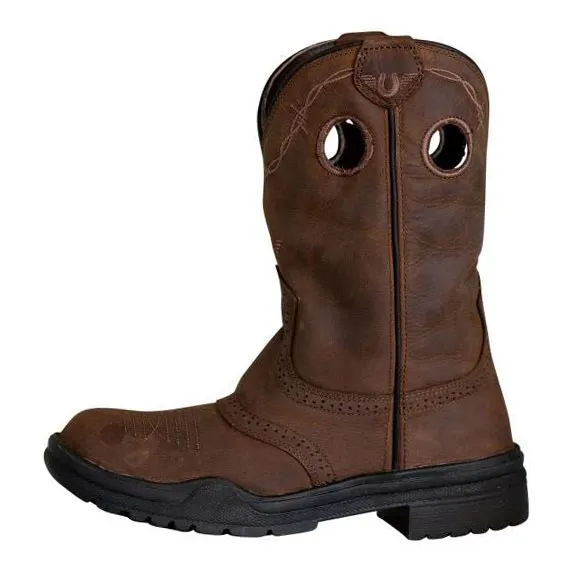 Clean Layered Shaft Men's Western Boots