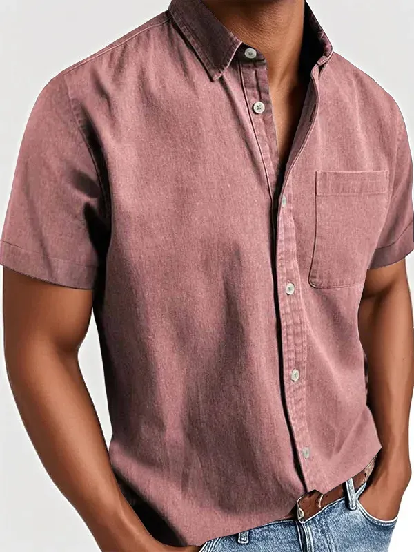 Garment Washed Utility Shirt