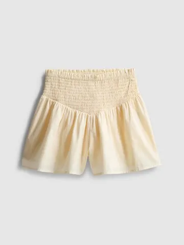 7-15yrs | Shirred Waist Shorts