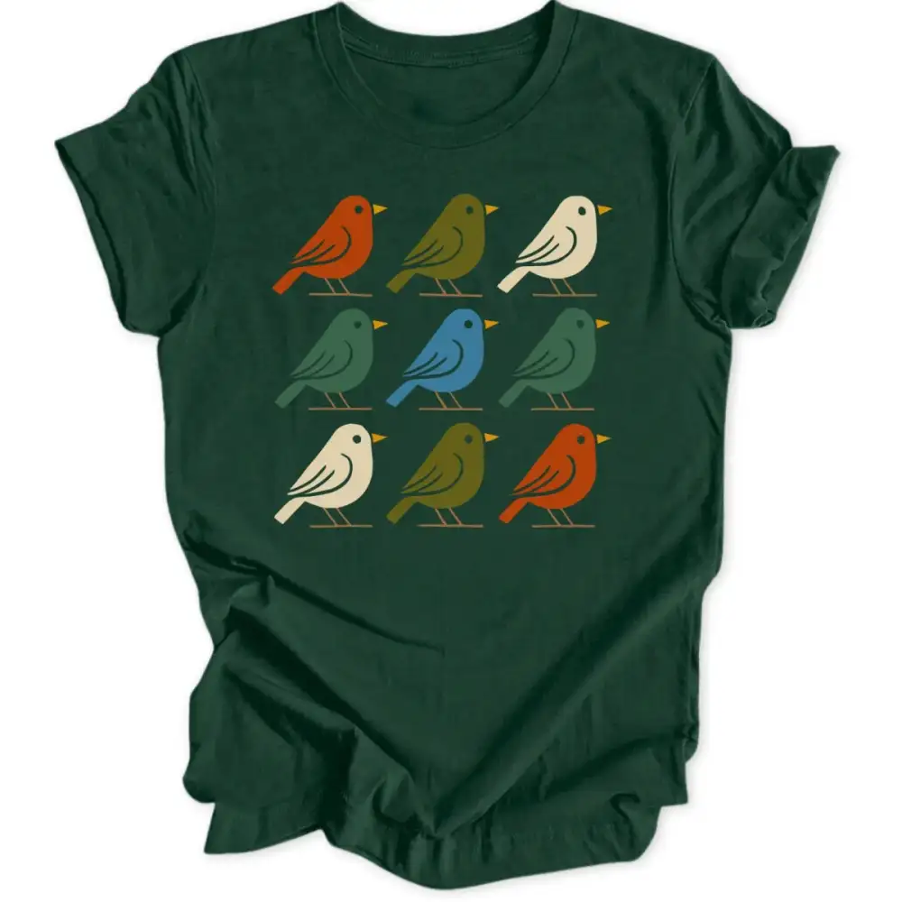 Vintage Birds Unisex T-Shirt