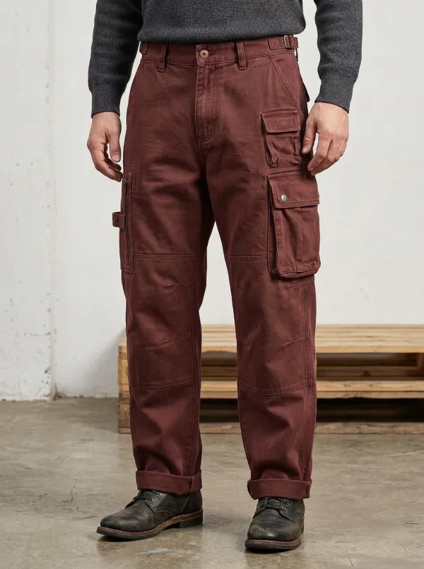 Men's Relaxed Canvas Trail Tactical Cargo Pants