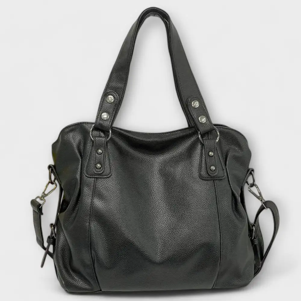 Pebbled Leather Shoulder Bag