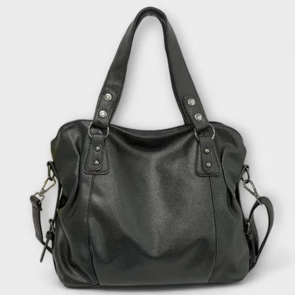 Pebbled Leather Shoulder Bag