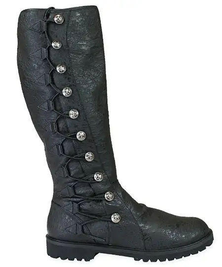Men's Track Sole Faux Leather Everyday Boots