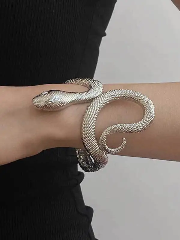 Snake Geometric Alloy Vintage Bracelet