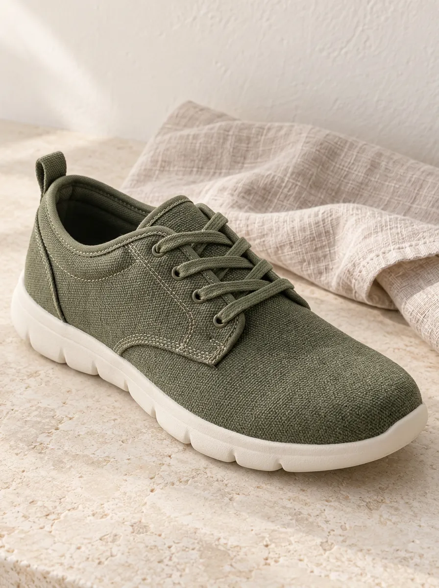 Men's Weekend Minimalist Solid Canvas Shoes