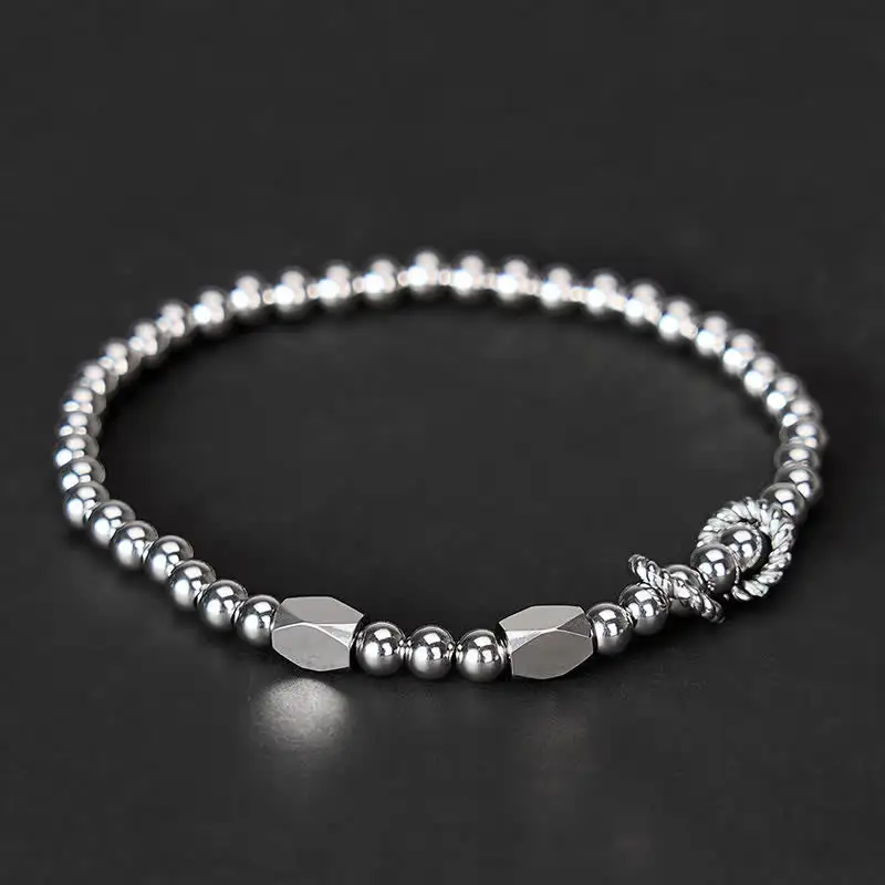 Small Beads Titanium Steel Stimulation Bracelet