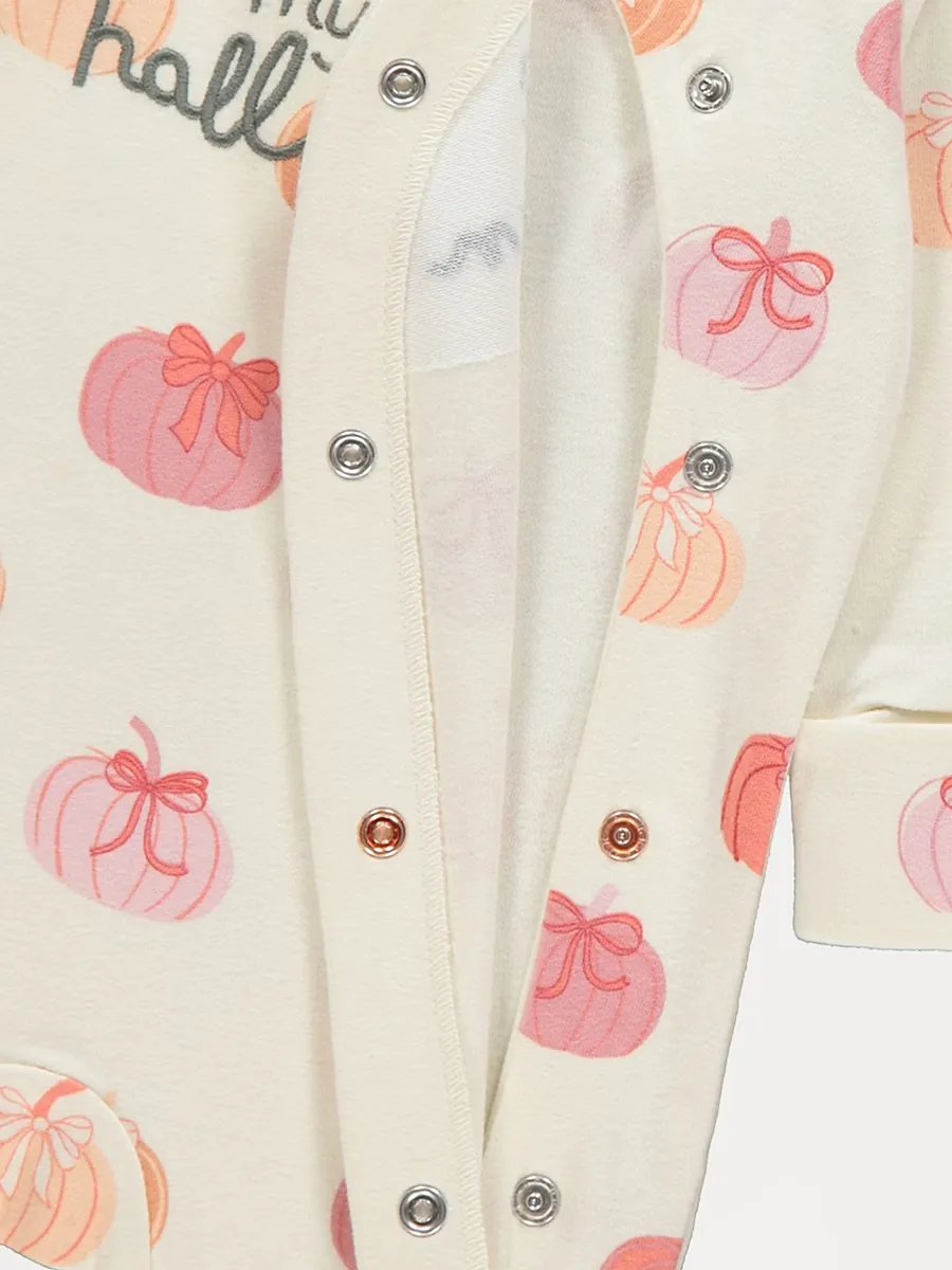 Cream My First Halloween Sleepsuit