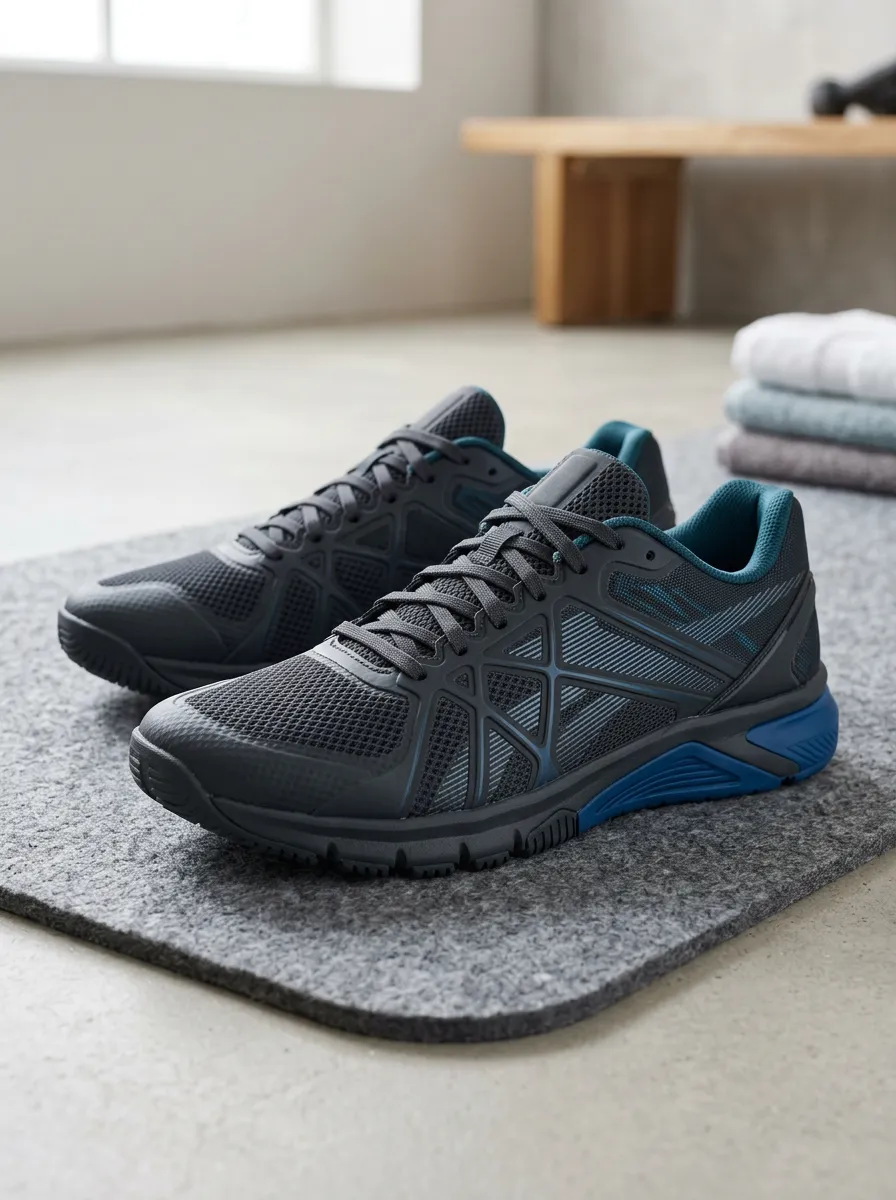 Women's Athletic Fitness Mesh Printed Sneakers