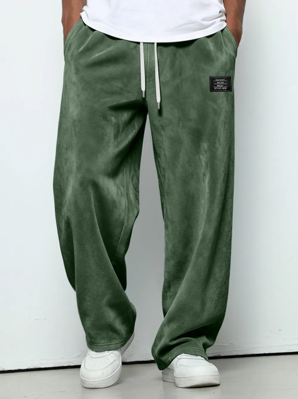 Seamed Detail Relaxed Trousers