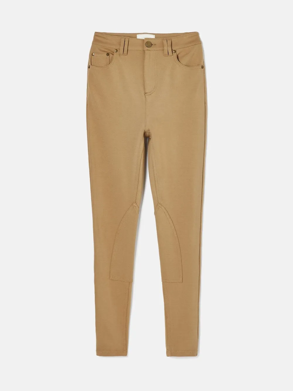 Skinny Tan Casual Style Jodhpurs
