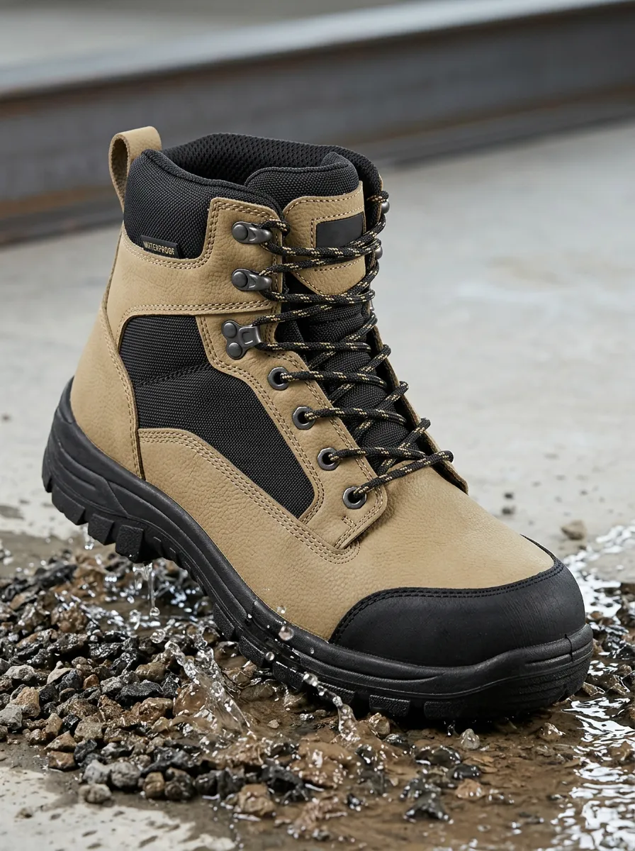 Trail Tactical Outdoor Men's Waterproof Work Boots