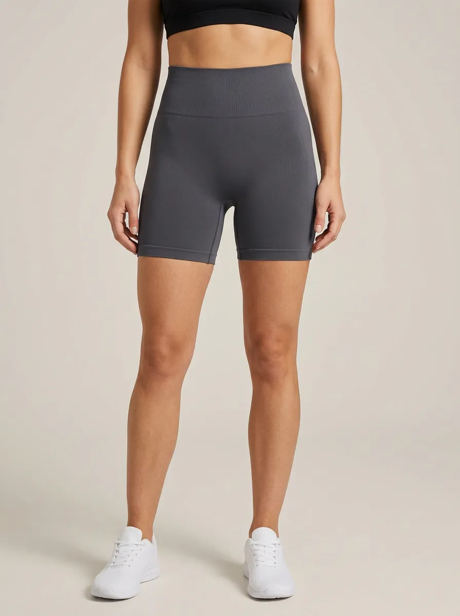 Women's Form-Fitting High-Rise Biker Shorts