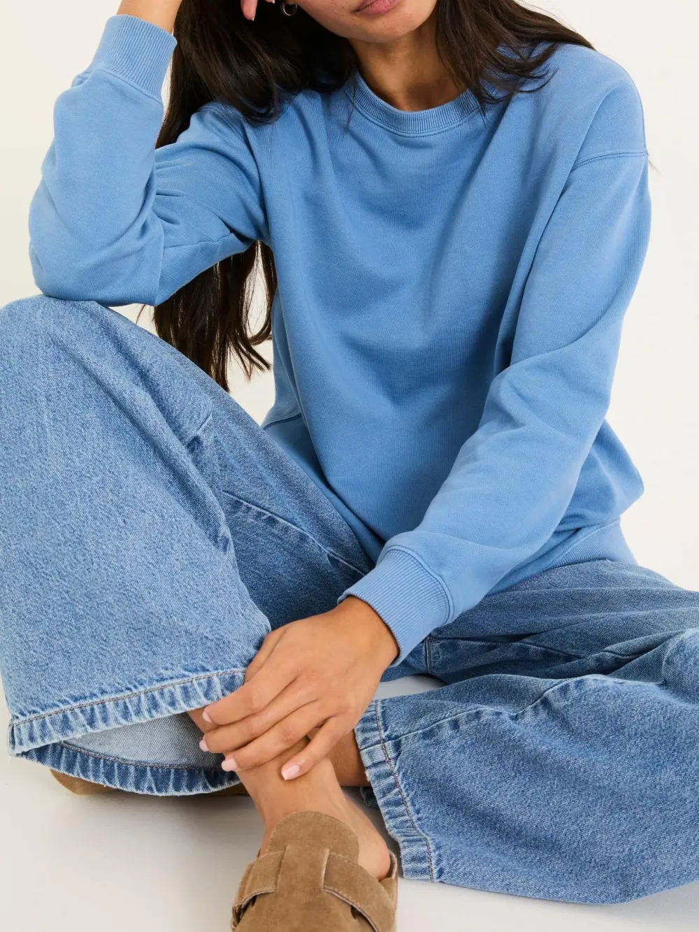 Blue Cobalt Crew Sweatshirt