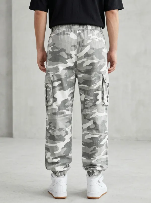 Men's Utility Jogger-Style Camouflage Cargo Pants