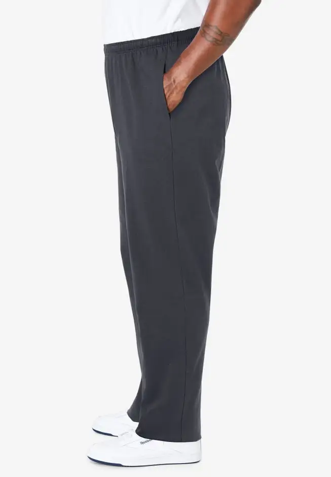 Lightweight Jersey Open Bottom Sweatpants