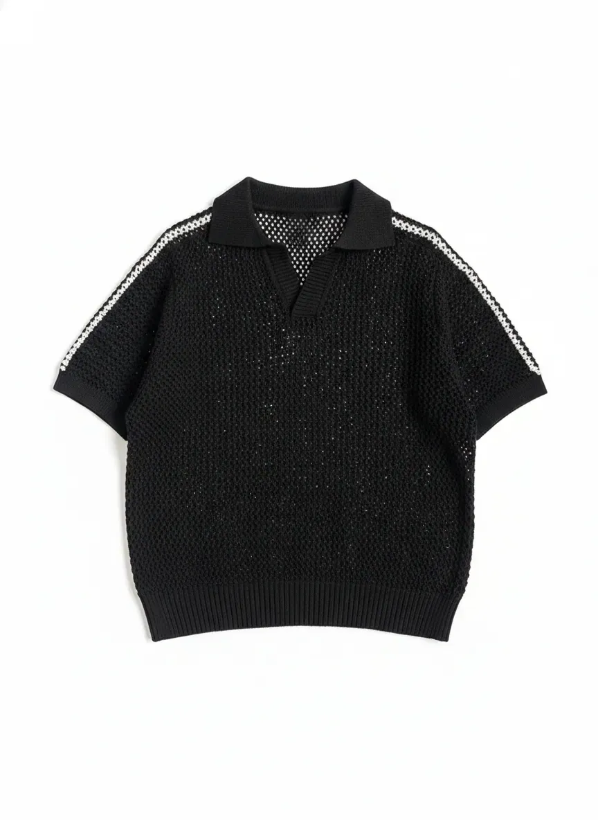 Loose Knit Hollow Top