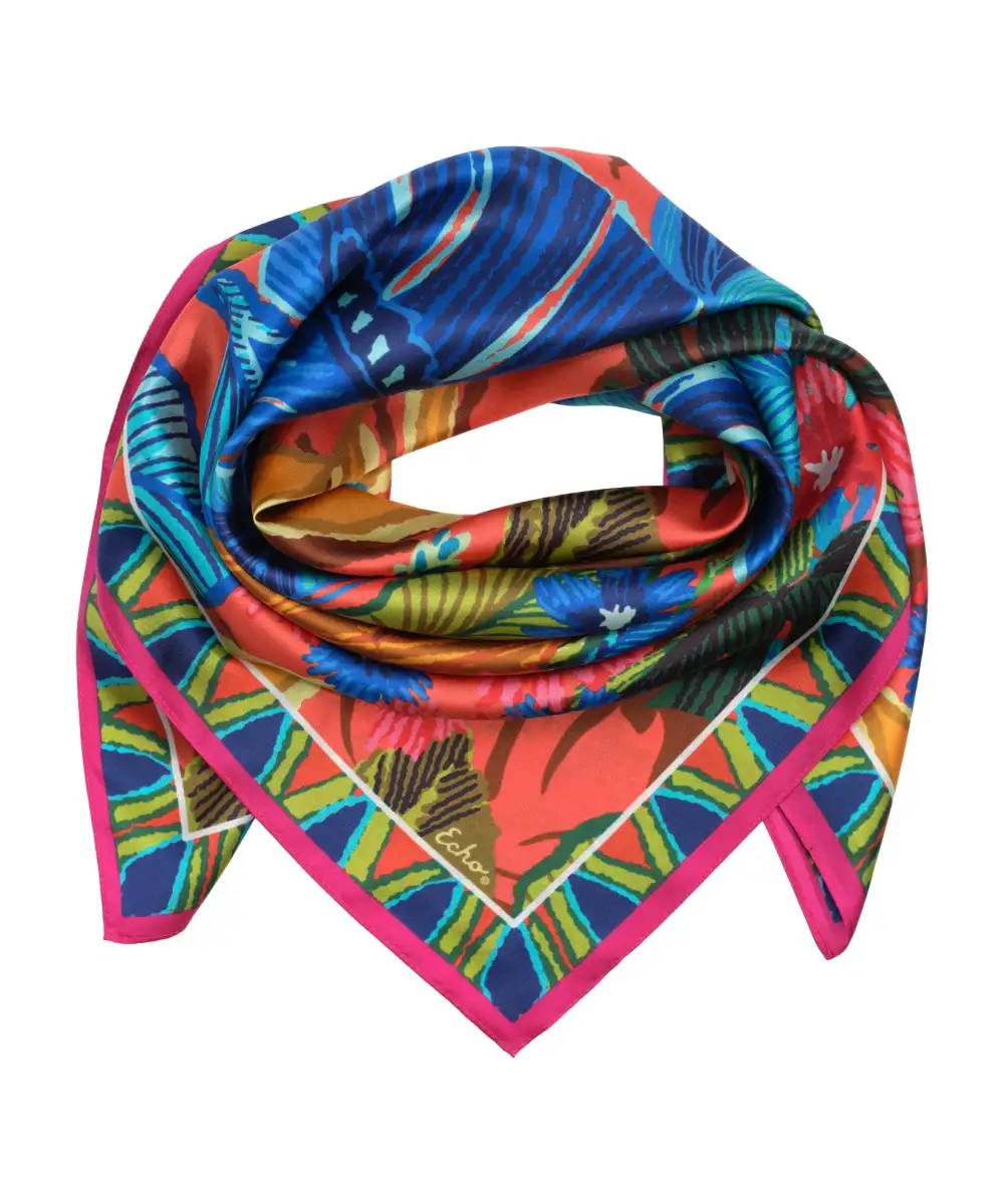 Rainforest Silk Square Scarf