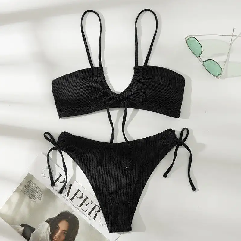 Halter Tie Bikini Set