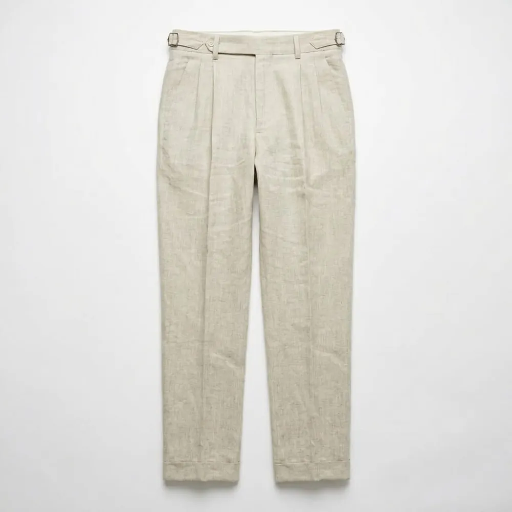 Linen Slim Fit Pants