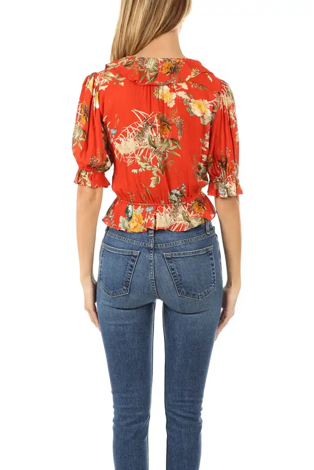Floral Blouse Shirt