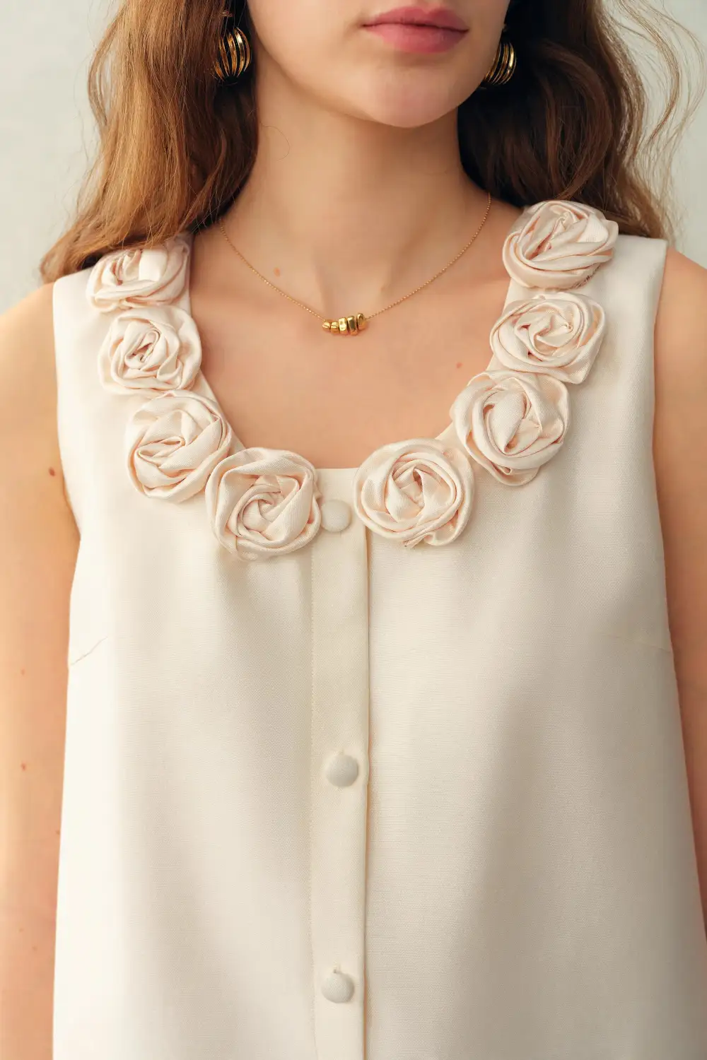 Floral Silk Wool Knit Mini Dress