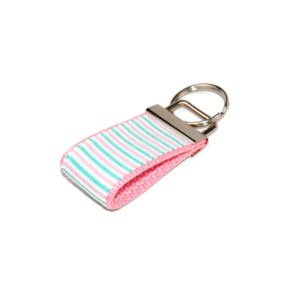 Seersucker Charming Keychain