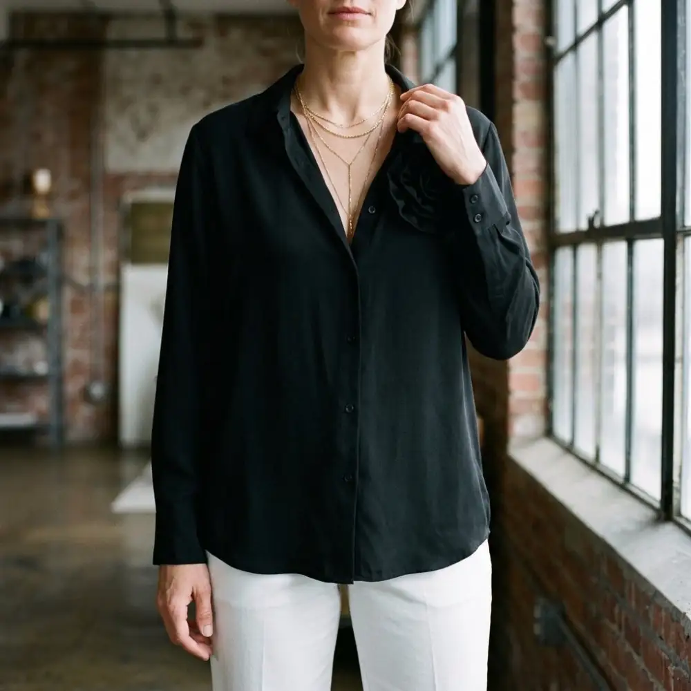 Silk Relaxed Blouse