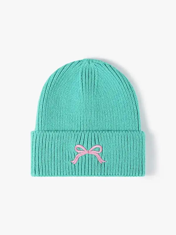 Embroidered Knit Casual Hat