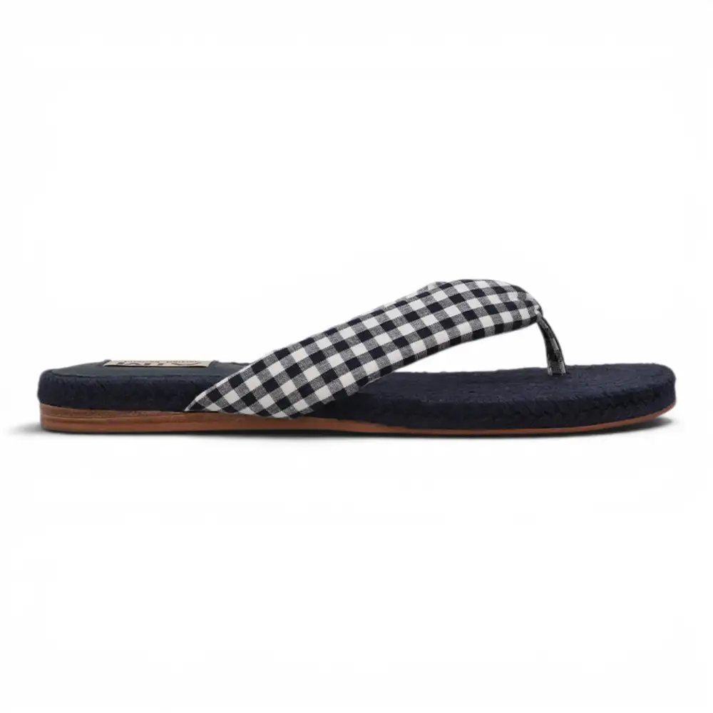 Aleena Gingham Breeze Thong Sandal