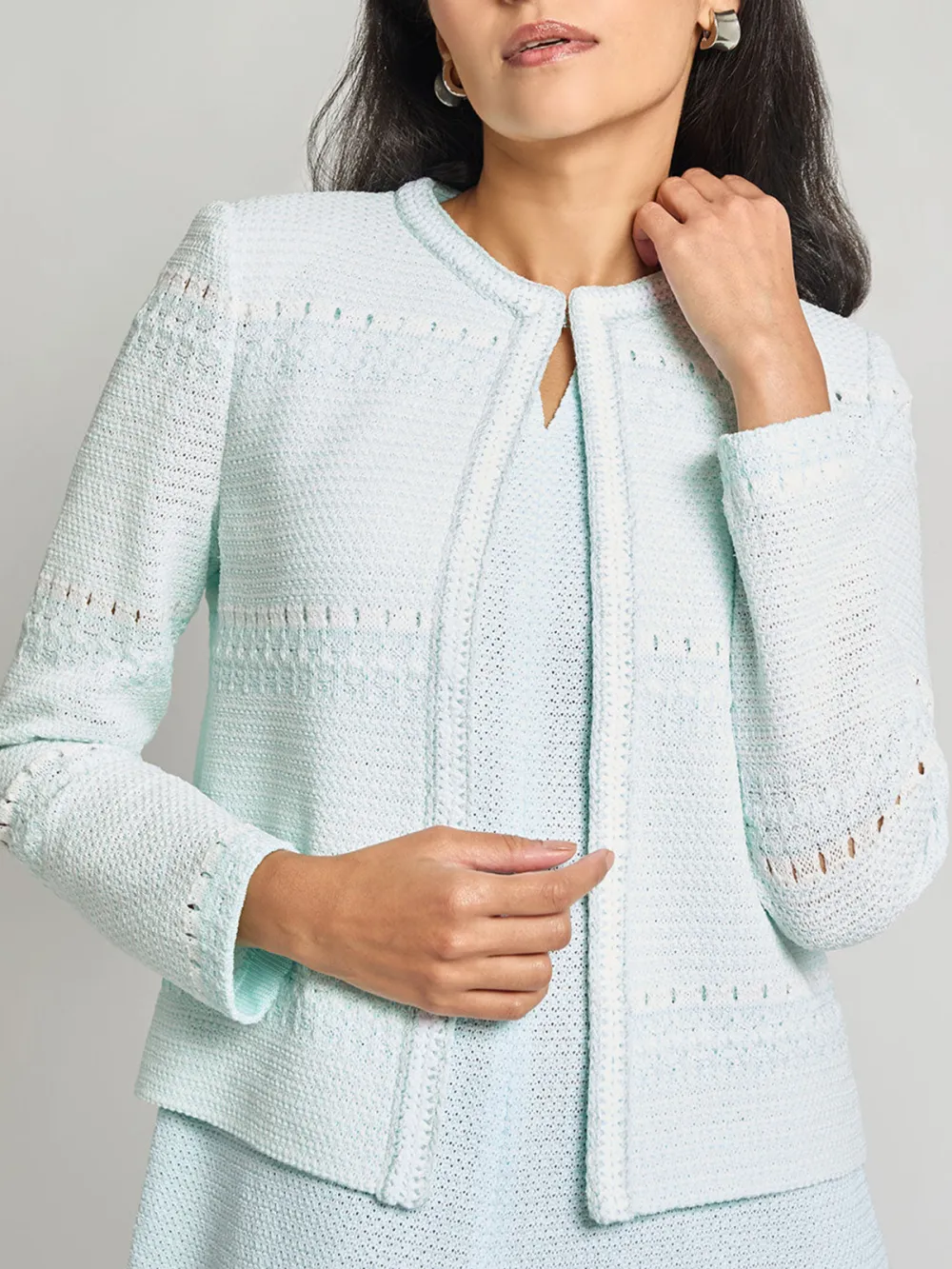 Round Neck Short Women's Knitwear