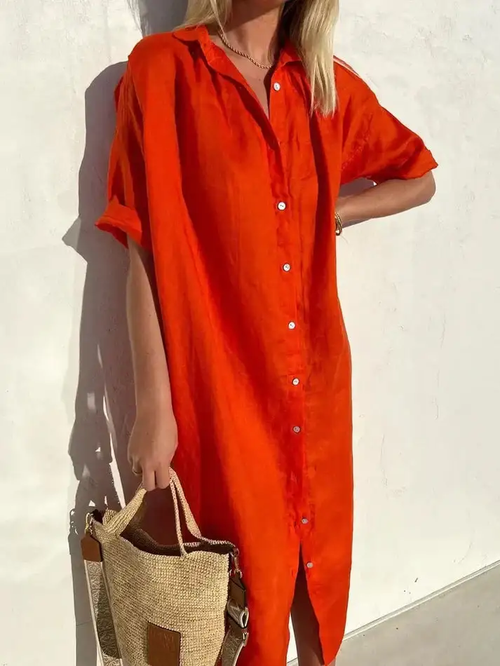 Women's Button-Detail Dress