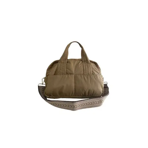 Fluffy Duffle Bag with Strap (Small)